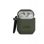 Carcasa antimicrobiana UAG Standard Issue Silicone Apple AirPods Olive Drab