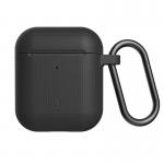 Carcasa antimicrobiana UAG U Silicone compatibila cu Apple AirPods Black 2 - lerato.ro