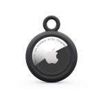 Carcasa de protectie tip breloc UAG U Dot Keychain compatibila cu Apple AirTag, Antimicrobiana, Black