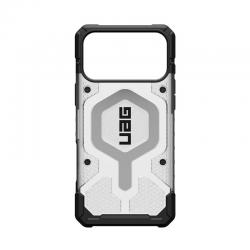 Carcasa UAG Pathfinder Clear cu MagSafe compatibila cu iPhone 17 Pro Max, Ice/Silver