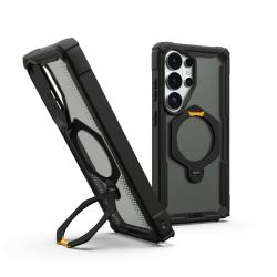 Carcasa UAG Plasma XTE 360 cu MagSafe si Stand compatibila cu Samsung Galaxy S26 Ultra, Negru