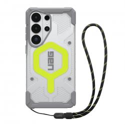 Carcasa UAG Pathfinder Clear cu Lanyard compatibila cu Samsung Galaxy S26 Ultra, Active Neon