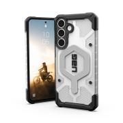 Carcasa UAG Pathfinder Clear compatibila cu Samsung Galaxy S25 FE, Silver / Clear