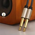 Cablu audio UGREEN AV128, 2x Jack 6.35mm tata, 3m, Gri 4 - lerato.ro
