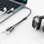 Splitter audio UGREEN AV191, tata mini jack 3.5 mm la 2x mama mini jack 3.5 mm, 20cm, Negru 5 - lerato.ro
