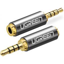 Adaptor audio UGREEN, tata micro jack 2.5 mm la mama mini jack 3.5 mm, Gri