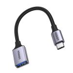 Adaptor cablu date OTG UGREEN US378 USB-C tata la USB 3.0 mama, 5 Gbps, 15cm Negru 2 - lerato.ro