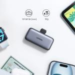 Baterie externa portabila UGREEN PB503, 5000 mAh, Port USB-C, Conector USB-C integrat, 22.5W, Gri 9 - lerato.ro