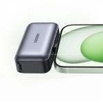 Baterie externa portabila UGREEN PB503, 5000 mAh, Port USB-C, Conector USB-C integrat, 22.5W, Gri 16 - lerato.ro