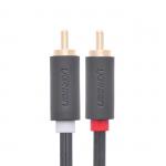 Cablu audio UGREEN AV104, 2x tata RCA la 2x tata RCA, 3m, Gri 2 - lerato.ro