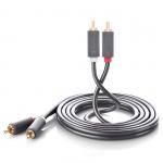 Cablu audio UGREEN AV104, 2x tata RCA la 2x tata RCA, 3m, Gri 10 - lerato.ro