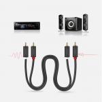 Cablu audio UGREEN AV104, 2x tata RCA la 2x tata RCA, 3m, Gri 16 - lerato.ro