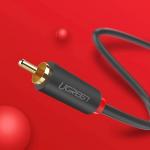 Cablu audio UGREEN AV104, 2x tata RCA la 2x tata RCA, 3m, Gri 13 - lerato.ro