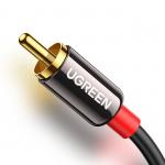 Cablu audio UGREEN AV116 10591, tata jack 3.5 mm la 2x tata RCA, 5m, Negru 4 - lerato.ro