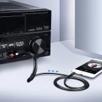 Cablu audio UGREEN AV116 10591, tata jack 3.5 mm la 2x tata RCA, 5m, Negru 24 - lerato.ro
