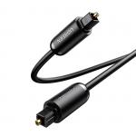 Cablu audio UGREEN AV122 Toslink, tata S/PDIF la tata S/PDIF, 1m, Negru 2 - lerato.ro