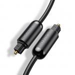 Cablu audio UGREEN AV122 Toslink, tata S/PDIF la tata S/PDIF, 1m, Negru 10 - lerato.ro
