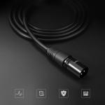 Cablu audio extender pentru microfon UGREEN AV130 66716, XLR mama la XLR tata, 1m, Negru 10 - lerato.ro