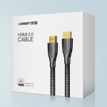Cablu video UGREEN HD131, HDMI tata - HDMI tata, 4K, 60Hz, 2m, Negru 6 - lerato.ro