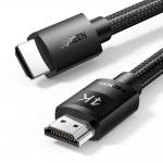 Cablu video UGREEN HD119, HDMI tata - HDMI tata, 4K, 60Hz, 1m, Negru 2 - lerato.ro