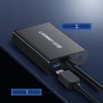 Cablu video UGREEN MM102, HDMI tata - VGA mama, 1080p, 60Hz, 1m, Negru 3 - lerato.ro