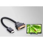 Cablu video UGREEN 20136, HDMI tata - DVI mama, 1080p, 22cm, Negru 8 - lerato.ro