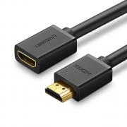 Cablu video UGREEN HD107, HDMI tata - HDMI mama, 4K, 5m, Negru