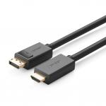 Cablu video UGREEN DP101, DisplayPort tata - HDMI tata, 4K, 30Hz, 1.5m, Negru 15 - lerato.ro