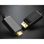 Cablu video UGREEN DP101, DisplayPort tata - HDMI tata, 4K, 30Hz, 1.5m, Negru 21 - lerato.ro