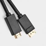 Cablu video UGREEN DP101, DisplayPort tata - HDMI tata, 4K, 30Hz, 1.5m, Negru 9 - lerato.ro