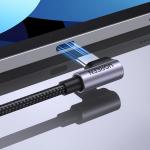 Cablu pentru incarcare si transfer de date UGREEN US255, 2x USB-C, 60W, 50cm, Gri 6 - lerato.ro