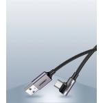 Cablu pentru incarcare si transfer de date UGREEN US284, USB/USB-C, 3A, 1m, Gri 13 - lerato.ro