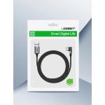 Cablu pentru incarcare si transfer de date UGREEN US284, USB/USB-C, 3A, 1m, Gri 12 - lerato.ro