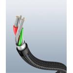 Cablu pentru incarcare si transfer de date UGREEN US284, USB/USB-C, 3A, 1m, Gri 3 - lerato.ro