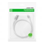 Cablu pentru incarcare si transfer de date UGREEN US288, USB/USB-C, 3A, 3m, Alb 12 - lerato.ro