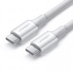 Cablu pentru incarcare si transfer de date UGREEN US300, 2x USB-C, 5A, 100W, 2m, Alb 16 - lerato.ro