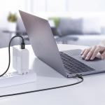 Cablu pentru incarcare si transfer de date UGREEN US300, 2x USB-C, 5A, 100W, 2m, Alb 7 - lerato.ro