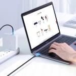 Cablu pentru incarcare si transfer de date UGREEN US316, 2x USB-C, 100W, 5A, 1m, Gri 13 - lerato.ro