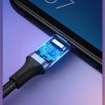 Cablu pentru incarcare si transfer de date UGREEN US316, 2x USB-C, 100W, 5A, 1m, Gri 7 - lerato.ro