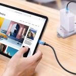 Cablu pentru incarcare si transfer de date UGREEN US316, 2x USB-C, 100W, 5A, 1.5m, Gri 4 - lerato.ro