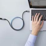 Cablu extender pentru incarcare si transfer de date UGREEN US372, USB-C tata la USB-C mama, 100W, 5A, 10Gbps, 1m, Gri 6 - lerato.ro