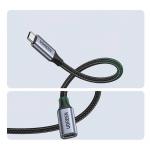 Cablu extender pentru incarcare si transfer de date UGREEN US372, USB-C tata la USB-C mama, 100W, 5A, 10Gbps, 50cm, Gri 6 - lerato.ro