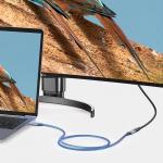 Cablu extender pentru incarcare si transfer de date UGREEN US372, USB-C tata la USB-C mama, 100W, 5A, 10Gbps, 50cm, Gri 3 - lerato.ro