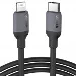 Cablu pentru incarcare si transfer de date UGREEN US387, USB-C/Lightning, 20W, 1m, Negru 2 - lerato.ro