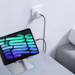 Cablu pentru incarcare si transfer de date UGREEN US535, 2x USB-C, 240W, 5A, 1m, Gri 10 - lerato.ro