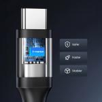 Cablu pentru incarcare si transfer de date UGREEN US562, 2x USB-C, 100W, 1.5m, Negru 12 - lerato.ro