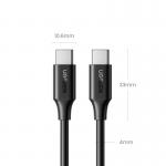 Cablu pentru incarcare si transfer de date UGREEN US562, 2x USB-C, 100W, 1.5m, Negru 3 - lerato.ro