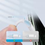 Cablu pentru incarcare si transfer de date UGREEN US171, USB-C/Lightning, 20W, 3A, 25cm, Alb 7 - lerato.ro