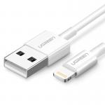 Cablu pentru incarcare si transfer de date UGREEN US155, USB/Lightning, 2.4A, 1m, Alb 11 - lerato.ro