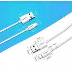 Cablu pentru incarcare si transfer de date UGREEN US155, USB/Lightning, 2.4A, 1m, Alb 14 - lerato.ro